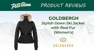 Goldbergh Stylish Down Ski Jacket with Real Fur Review [upl. by Kcir]