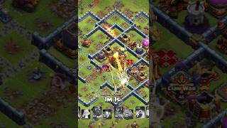 Flame🔥 flinger vs Town Hall 16Eagle scatter inferno tower💥🔥 destroying Core💪😈 [upl. by Shipp]