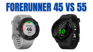 Garmin Forerunner 45S vs Forerunner 55 Watch Review [upl. by Peisch152]