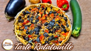 Tarte à la Ratatouille Recette Facile et Rapide [upl. by Ruford]