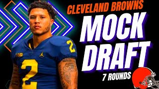 Browns 2024 MOCK DRAFT  WINNING SQUAD [upl. by Arika]