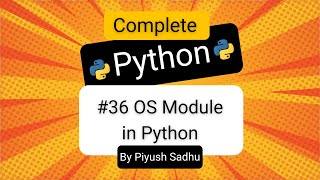 I Spent 36 Days Mastering Pythons OS Module Heres What I Learned [upl. by Doykos]