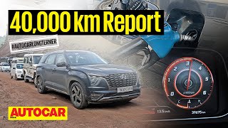 Hyundai Alcazar 40000km Long Term Report  Autocar India [upl. by Nahrut446]