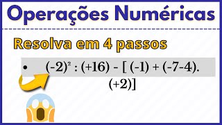 EXPRESSÕES NUMÉRICAS  ADIÇÃO SUBTRAÇÃO MULTIPLICAÇÃO DIVISÃO POTENCIAÇÃO E RADICIAÇÃO [upl. by Moclam272]