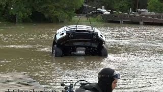 Bayou Corne Fishermans Day Ends BadlySinks Truck ampTrailer [upl. by Nrobyalc]