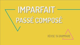 Révise ta grammaire  la différence entre le passé composé et l’imparfait 💪 [upl. by Budworth]