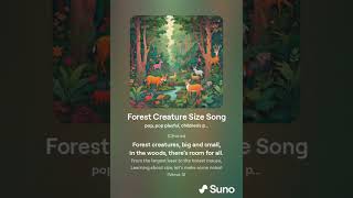 Forest Creature Size Song [upl. by Anyalram]