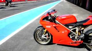 MCN Roadtest Ducati 1198 first ride [upl. by Spratt]