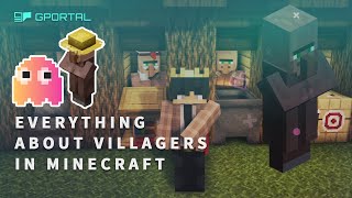 GPORTAL Minecraft Server  Everything about villagers and trading [upl. by Lathan]