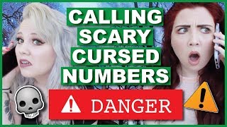 ACTUALLY Calling Scary amp Cursed Numbers [upl. by Aissatan]