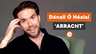 Irish actor Dónall Ó Héalai talks famine movie Arracht [upl. by Yettie]