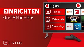 Vodafone GigaTV Home Box Einrichtung [upl. by Leon]