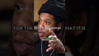 500000 Or Lunch With JayZ⁉️🤨 jayz rap [upl. by Eylloh]