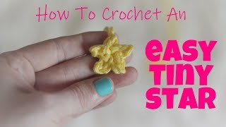 Easy Tiny Crochet Star [upl. by Wessling]