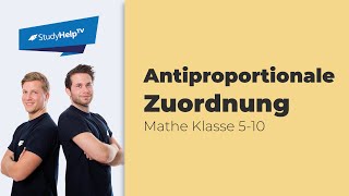 Zuordnungen und Dreisatz  Antiproportionale Zuordnung Mathe 510  StuydHelpTV [upl. by Alin]