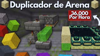 Minecraft Duplicador de Arena 36000 por Hora AFK Duplica bloques con gravedad  1165 [upl. by Olegnaid]