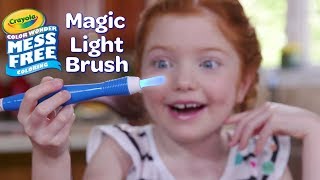 NEW Crayola Color Wonder Magic Light Brush  Crayola Product Demo [upl. by Beulah903]