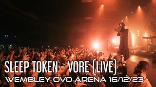 SLEEP TOKEN  VORE LIVE  WEMBLEY OVO ARENA 161223 [upl. by Kier551]