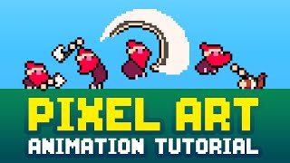 Pixel Art Animation Tutorial  Aseprite [upl. by Olnek]