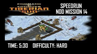 SPEEDRUN CampC Tiberian Sun Nod Mission 14 Hard NO GLITCH [upl. by Raval]