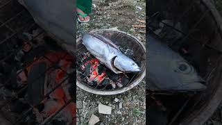 Enjoying simple  Filipino Style  Fish Barbecue shorts barbecuetime [upl. by Yattirb]