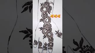 Unique mehndi design 2024simple back hand mehndi design 2024beautiful back hand mehndi design [upl. by Salas]