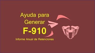 Como generar el Informe F910 en 5 minutos [upl. by Odawa]