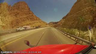 Trucking With AI Bro 210  Through The Virgin River Gorge [upl. by Ellenod812]