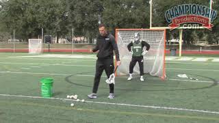 John Galloways WarmUp Drills for Lacrosse Goalies [upl. by Eugenia]