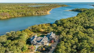 NewlyBuilt Marthas Vineyard Home on Edgartown Great Pond For Sale [upl. by Michigan907]