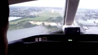 Learjet 25C landing KFXE [upl. by Attenehs]