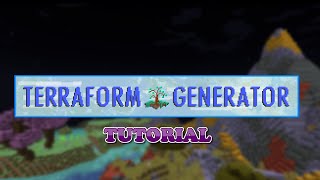 How To Setup Terraform Generator On Your Minecraft Server Tutorial [upl. by Yob868]