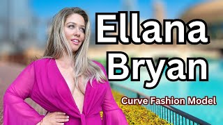 Ellana Bryan  American Curve Fashion and Plus Size Model  Wiki Biography Body Positivity amp Facts [upl. by Sucrad]