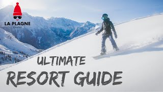 La Plagne Ski Resort Guide 4K [upl. by Enomis]