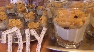 DIY MICRO Blitzrezept BRATAPFELTorteDessert im GLAS ohne BackenKINDERLEICHT Howto [upl. by Leesen]