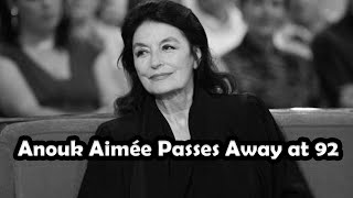 French Cinema Mourns the Loss of Anouk Aimée at 92 [upl. by Gnaoh]