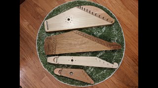 Sound Comparison Three Kanteles and One Baltic Psaltery [upl. by Miharba640]