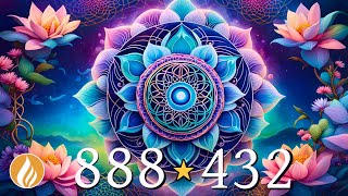 Quantum Manifestation 432 Hz ⭐ 888 Hz High Vibrational Frequency for Abundance [upl. by Hathcock]