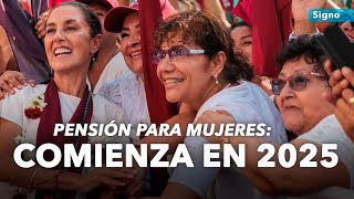 Inscripción para pensión de mujeres desde octubre de este 2024 [upl. by Hakceber]