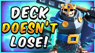 OVERWHELM ANY OPPONENT BEST SKELETON KING DECK in CLASH ROYALE 🏆 [upl. by Enelrak580]