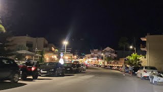 Still Summer  Tsilivi Zakynthos island September 172024  Night road trip [upl. by Norreg]