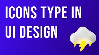 What are different types of icons in UI design [upl. by Ataner]