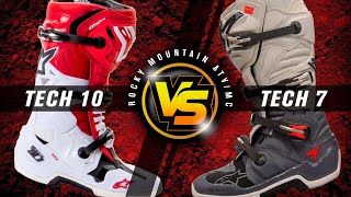 Alpinestars Tech 10 vs Tech 7  Which Motocross Boot is Best For You [upl. by Tobias]