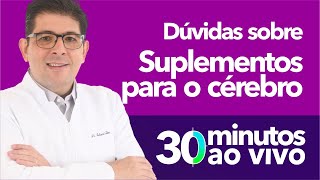 Tire suas dúvidas sobre Suplemento para o cérebro com o Dr Juliano Teles  AO VIVO [upl. by Tut764]