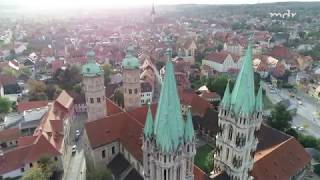 UNESCO Weltkulturerbe Naumburger Dom AERIAL DRONE 4K  MDR [upl. by Stearne697]