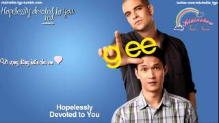 Vietsub Hopelessly Devoted To You Glee [upl. by Amer193]