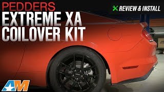 20152017 Mustang Pedders Extreme XA Coilover Kit Review amp Install [upl. by Vera261]