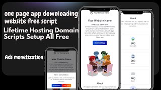 one page app downloading website free script 000webhost script fastersoftawredeveloper viral [upl. by Noicpecnoc523]