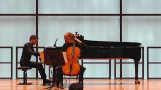 Britten Sonata for Cello and Piano  Valerie Fritz amp Josef Haller  Finale Mainardi Competition 21 [upl. by Elvin]