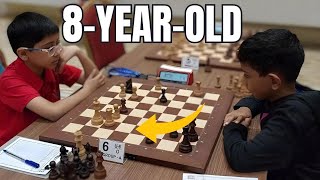 8yearold shows the Power of a Queen and Knight  Hriday Garg vs Joseph Alexander [upl. by Aicilihp]